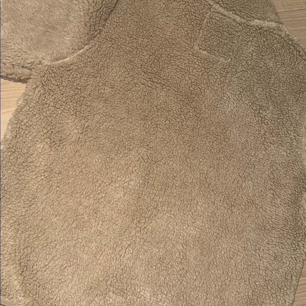 Todd Snyder Cream Sherpa Bomber Jacket - Picture 7 of 7